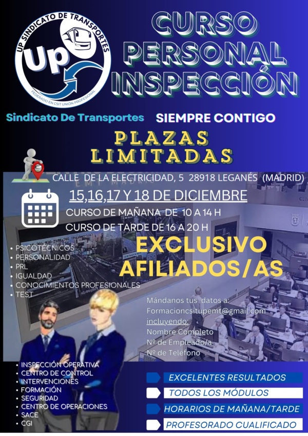 Curso de Inspectores/as