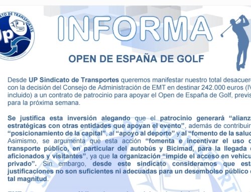 UP INFORMA Patrocionio Open de España de Golf