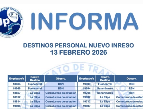 UP INFORMA Destinos Personal Nuevo Ingreso 130226